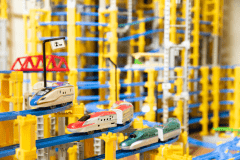 おもちゃの鉄道部屋