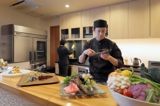 【専属シェフが調理　本格コース料理が味わえる】～プライベートシェフコース～-2食付
