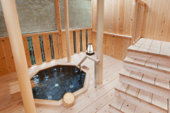 百合の間・露天風呂