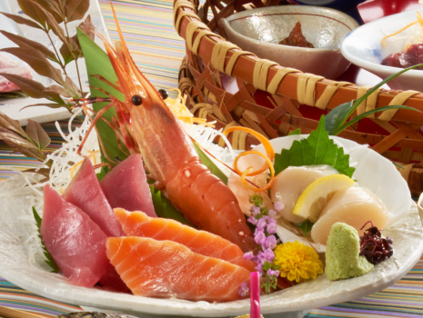 新鮮な海の幸をご用意致します