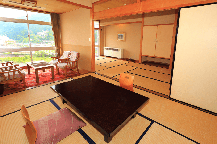 望川館 2間でゆっくりお寛ぎ 和室15帖 9畳 6畳 定員7名様 プランを選ぶ