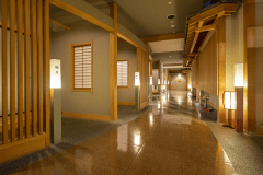 料亭個室観月
18室の食事会場が並んでいます。
すべて座敷になっており、足の長いお膳でお食事頂けます。