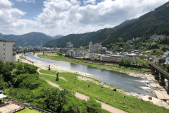 下呂の景色を一望♪新緑の季節は力が湧いてきます☆彡