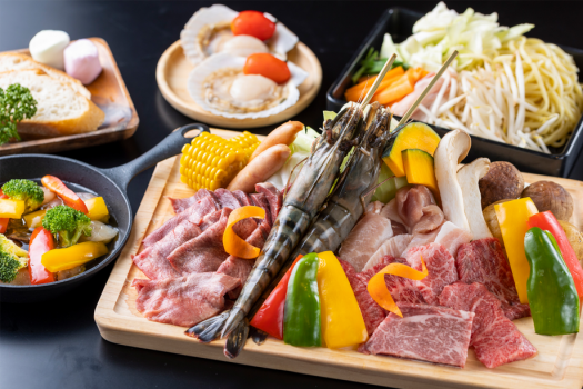 【1泊2食】グランピング　　バーベキュー　スタンダードプラン