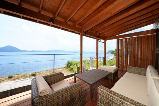 【Rurinohama - Calmato】≪Calm≫ 2 Types of Natural Hot Springs & Ocean View Private Pool