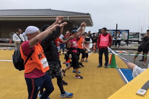 笑顔でゴール！キンメマラソン！