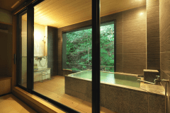 客室露天風呂1例です。