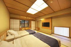 露天風呂付ベッド客室