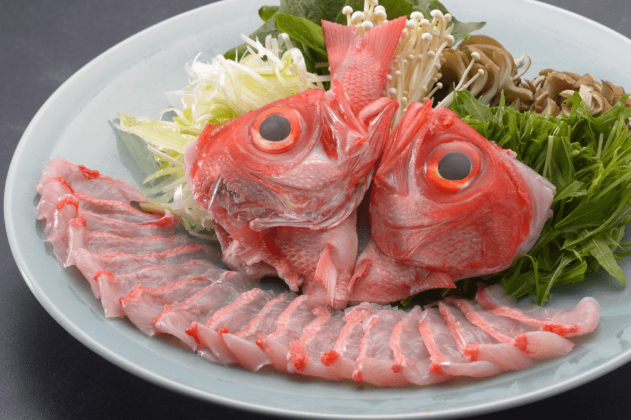 石花海 プランの詳細 金目鯛のしゃぶしゃぶプラン 熟練料理長の目利きで選ぶ金目鯛 グルメ通も納得の金目鯛堪能コース