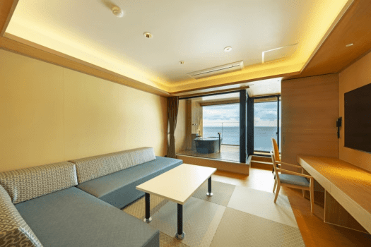 オーシャンビュー露天風呂付き和モダンデラックスルーム