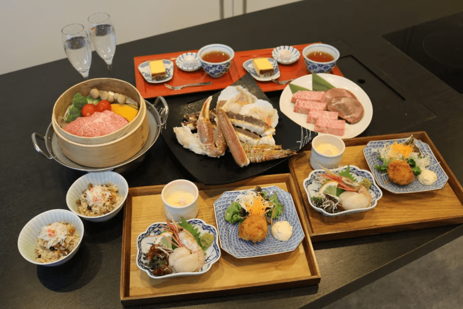 【夕食/百福豊穣】北海道フェア会席コース（～2/5迄）※2人前イメージ　※他、食べ放題メニューあり