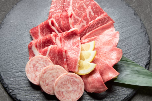 【夕食/百福豊穣】煙が少ないロースターでみかど自慢の焼肉をお召し上がりください。