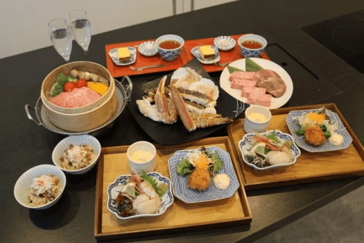 【夕食/百福豊穣】北海道フェア会席コース（～2/5迄）※2人前イメージ　※他、食べ放題メニューあり