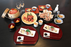 蟹づくしフェア会席コース(～7月16日)
※写真は2人前イメージです。
※他、食べ放題メニューあり
※仕入れ状況等により内容が変わる場合がございます。