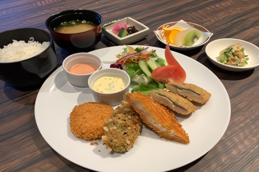 ミックスフライご膳の一例※イメージ