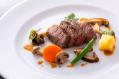 グループホテル「ザ・シロヤマテラス津山別邸｜シェフズダイニング 咲楽」逸品懐石ディナー（イメージ）