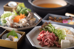 お部屋での「そずり鍋」ディナーセットをお愉しみください（イメージ）