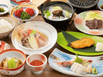 【知床きんき三昧膳-梅】知床の食材を満喫！