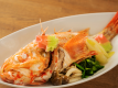 【キンキの湯煮】高級魚キンキの名物料理。白身の上品な旨みとほど良い脂が口の中で溶け合います。