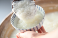 白骨名物の温泉粥で体の中から元気に。