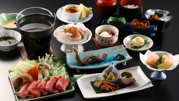 ★【ベストレート保証】【スタンダード】【1泊2食】四季折々の会席料理・信州アルプス牛しゃぶしゃぶ会席プラン