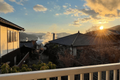 【湯倫舎】テラス眺望