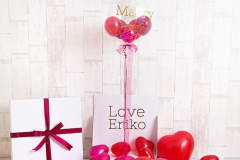 【メッセージ付き箱バルーンプラン】