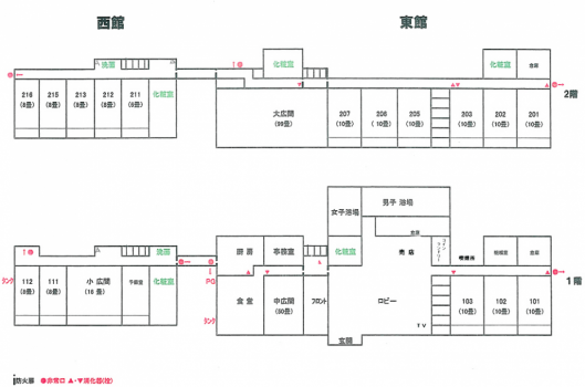 部屋配置図