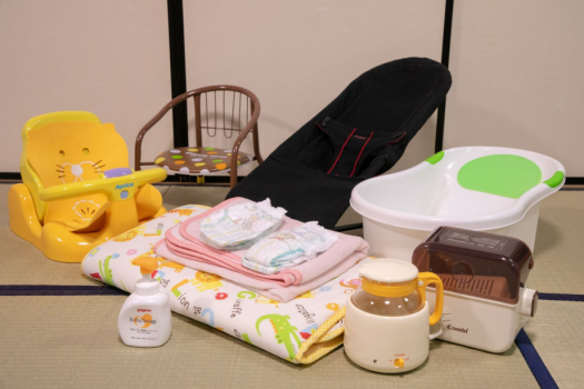 無料ベビーグッズ貸出ございます！