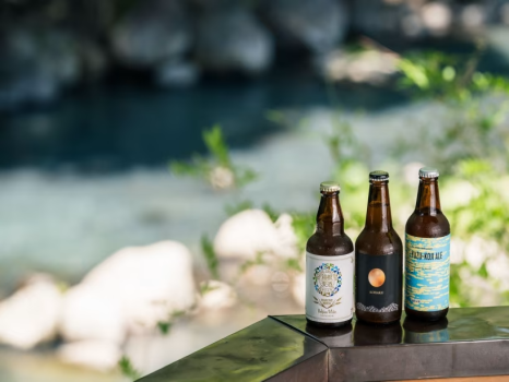 ＜川景テラスで乾杯＞箱根のクラフトビール3種付き！渓流を眺めながら贅沢ステイプラン