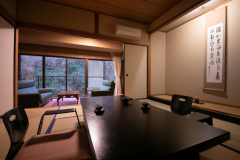 "Riverfront Special Suite - Koubai Room - Featuring two 10-tatami mat rooms plus a 4.5-tatami mat study (Accommodates up to 6 guests)" "Riverfront Special Suite - Koubai Room - Featuring two 10-tatami mat rooms plus a 4.5-tatami mat study (Accommodates up to 6 guests)"