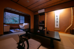Deluxe Suite with Cypress Open-Air Bath - Bamboo and Dance Room - River Side, 10 Tatami Mats + 24 Square Meter Western-style Room (Capacity: 4 People) Deluxe Suite with Cypress Open-Air Bath - Bamboo and Dance Room - River Side, 10 Tatami Mats + 24 Square Meter Western-style Room (Capacity: 4 People)