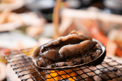 あわびの踊り焼き