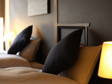 [Non-smoking] [Hoshi-no-tou/mountain side] Japanese modern Hollywood twin