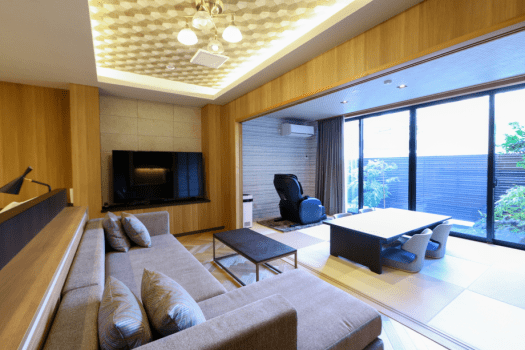 [Non-smoking] [Mori no Mune] [Executive floor] Room B with semi-open-air bath