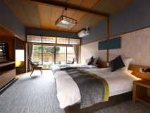 【禁煙】【星の棟・山側】和モダン　ハリウッドツイン