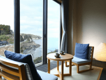 【禁煙】【星の棟・斜め海側】和モダン　ハリウッドツイン