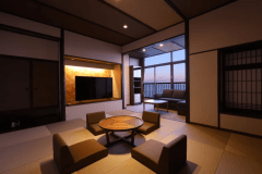 【NEWオープン】客室から富山湾と立山連峰の眺望を望む和モダン客室A