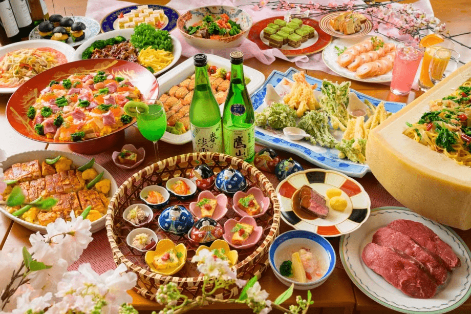 月岡ホテルの「春うららわくわくごちそうバイキング」は旬の味覚が勢ぞろい！