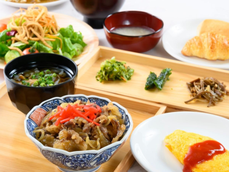 ご朝食には山形県ならではの食材を使ったお料理が沢山ございます。