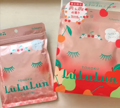 さくらんぼの香りのフェイスマスク（東北ルルルン）お土産にもぴったり