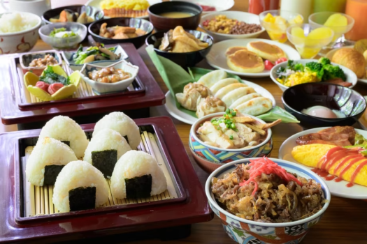 山形の食材を使用した、ボリュームたっぷりの朝食バイキング！