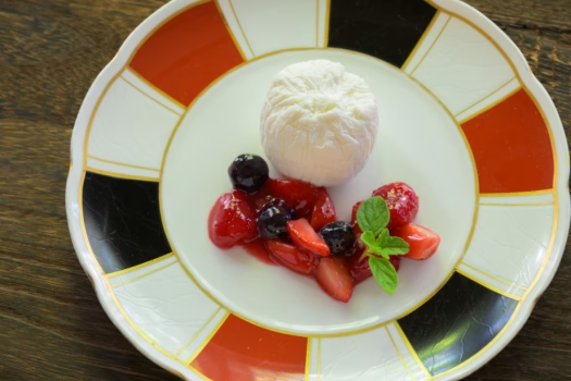 クリスマスの夜は、デザートも特別な一皿に。