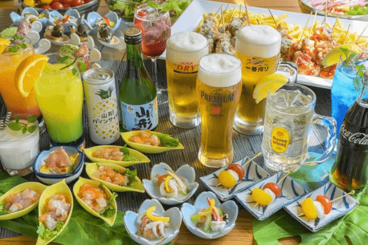 生ビールなど各種飲み放題！（写真はイメージです）