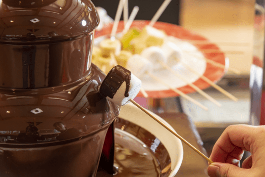 みんな大好き！チョコレートファウンテン！