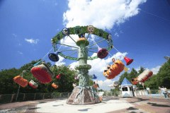 ＜リナワールド＞かぼちゃに乗ってくるくる回る「魔女のパンプキンツリー」！