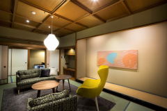 ここみち亭　デラックスタイプ客室　リビング