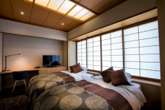 ここみち亭　デラックスタイプ客室　寝室