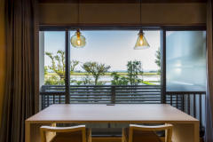 ここみち亭　デラックスタイプ客室　眺望一例