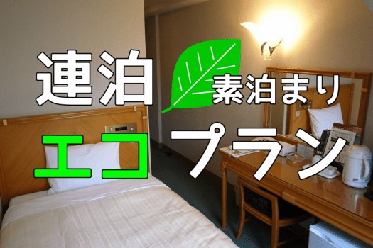 連泊エコプラン（食事なし）清掃不要でお得♪